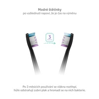 TrueLife SonicBrush Clean-series heads Sensitive black 8 pack