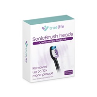 TrueLife SonicBrush Clean-series heads Sensitive black 8 pack