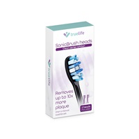 TrueLife SonicBrush Clean-series heads Whiten black 2 pack