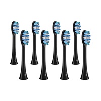 TrueLife SonicBrush Clean-series heads Whiten black 8 pack