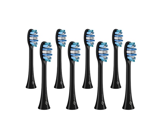 TrueLife SonicBrush Clean-series heads Whiten black 8 pack