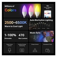 Tapo L430C(2-pack) chytrá WiFi stmívatelná LED barevná žárovka