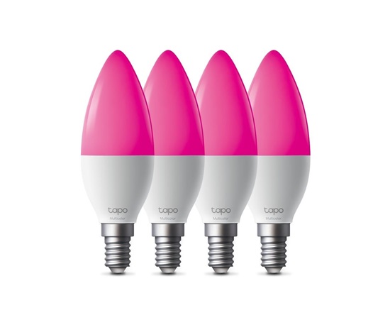 Tapo L430C(4-pack) chytrá WiFi stmívatelná LED barevná žárovka