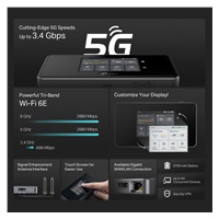 TP-Link M8550 přenosný WiFi 6E router 5G/4G LTE