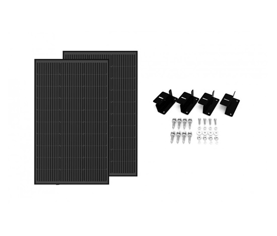 EcoFlow solární panel 2x 100W rigidní - montážní sada
