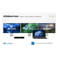 i-tec Thunderbolt4 3x Display Docking Station, Power Delivery 96W