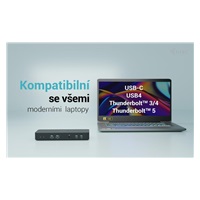 i-tec USB-C Intelligent Triple Display Docking Station, Power Delivery 100W