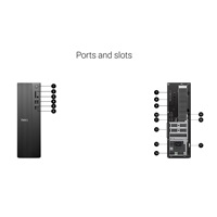 DELL PC Slim ECS1250/180W/I7-14700/16GB/512GB SSD/Intel UHD/WLAN/Kb/Mouse/W11 Pro/3Y PS NBD