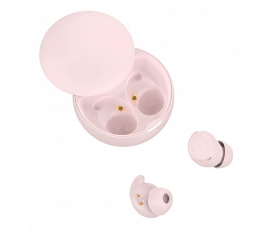 WG - Bluetooth sluchátka WG AirFlex 4 / Sleeping Buds / pink