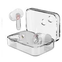 WG - Bluetooth sluchátka WG AirFlex 7, Star Trek, ANC + ENC, podpora Qi, bílá