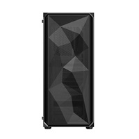 VeinX case ME19A Mid Tower, bez zdroje, 1x USB3.0, 1x USB2.0, 4x 120mm ARGB Fan, 1x ARGB Controller, černá