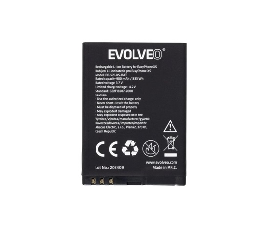 EVOLVEO originální baterie 900 mAh pro EasyPhone XS (EP-570)