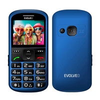 EVOLVEO EasyPhone XS, mobilní telefon pro seniory, modrá