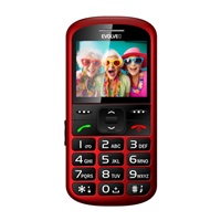 EVOLVEO EasyPhone XS, mobilní telefon pro seniory, červená