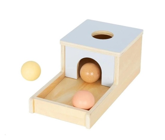 Bedýnka (box) s koulemi - pastel