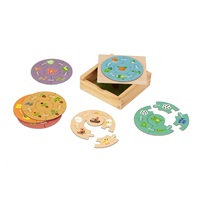 Dřevěné puzzle pro děti - životní cyklus