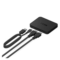 NZXT externí záznamová karta Signal 4K30, 4K při 30fps, 2x HDMI, 1x USB-C, HDR10, UVC, černá