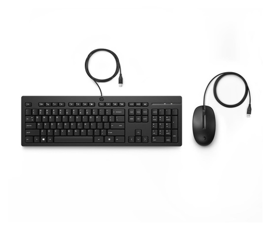 HP 225 Wired Mouse and Keyboard Combo G2- Česká-Slovenská