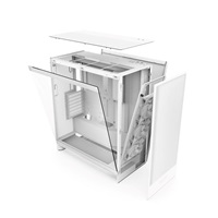 NZXT skříň H7 Flow edition / ATX / 3x 120 mm fan / USB-C / 2x USB / prosklená bočnice / mesh panel / bílá