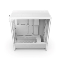 NZXT skříň H5 Flow RGB edition / 1x360 mm RGB core fan / 1x120mm / USB 3.0 / USB-C 3.1 / průhledná bočnice / mesh /bílá