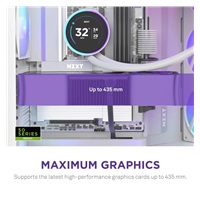 NZXT skříň H9 Flow ARGB dvoukomorová ATX / 3xRGB 140 mm / 1x 120mm fan / prosklená / bílá