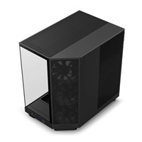 NZXT skříň H6 Flow dvoukomorová / MidT / 3x120mm fan / 2xUSB 3.2 / USB-C / prosklená bočnice i čelo / černá