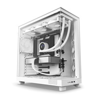 NZXT skříň H6 Flow dvoukomorová / MidT / 3x120mm fan / 2xUSB 3.2 / USB-C / prosklená bočnice i čelo / bílá