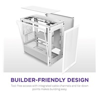 NZXT skříň H3 Flow / microATX / 1x120mm / USB / USB-C / bílá