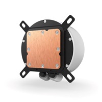 NZXT vodní chladič Kraken 280 ELITE RGB / 2x140mm RGB fan / 4-pin PWM / LCD disp. / 6 let / bílá