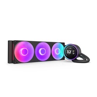 NZXT vodní chladič Kraken 360 ELITE RGB / 3x120mm RGB fan / 4-pin PWM / LCD disp. / 6 let