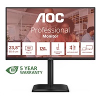 AOC MT 23,8" 24E4CV - 1920x1080,IPS,120Hz,1xHDMI,1xDP,USBhub,USB-C,PD,RJ45,Repro,Pivot