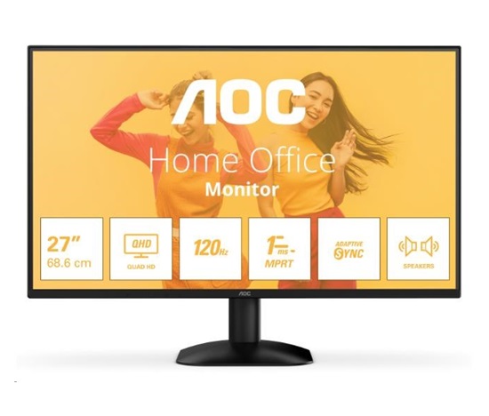 AOC MT 27" Q27B35S3 - 2560x1440,IPS,120Hz,1xHDMI,1xDP