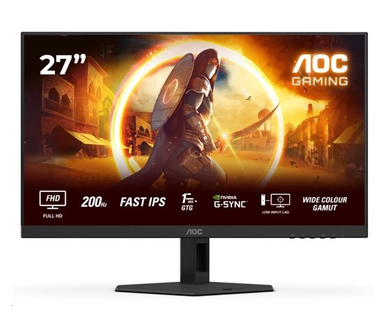 AOC MT 27" 27G4HRE - 1920x1080,IPS,200Hz,HDR10,2xHDMI,1xDP,Repro