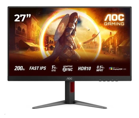 AOC MT 27" 27G4HA - 1920x1080,IPS,200Hz,2xHDMI,1xDP,Repro,Pivot
