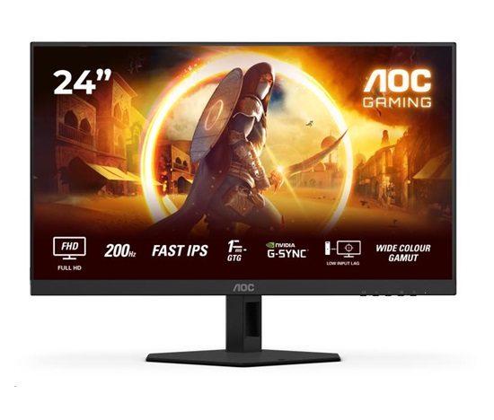 AOC MT 24" 24G4HRE - 1920x1080,IPS,200Hz,2xHDMI,1xDP,Repro