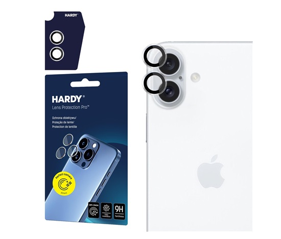 3mk Hardy Lens Protection Pro pro iPhone 16/16 Plus, Transparent