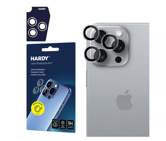 3mk Hardy Lens Protection Pro pro iPhone 16 Pro /16 Pro Max, čirý