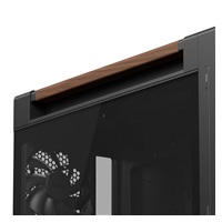 ASUS case PROART PA602 WALNUT WOOD MODERN TG, Mid Tower, průhledná bočnice, černá