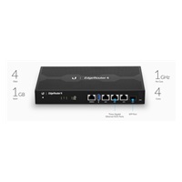 UBNT EdgeMAX EdgeRouter 4 [1GHz quad-core CPU, 1GB RAM, EdgeOS, 3 gigabitové porty + 1xSFP slot, fanless] - rozbaleno