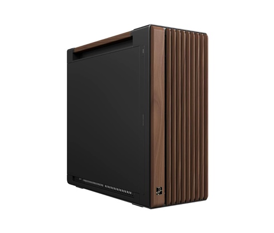 ASUS case PROART PA602 WALNUT WOOD MODERN METAL, Mid Tower, černá