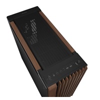 ASUS case PROART PA602 WALNUT WOOD MODERN METAL, Mid Tower, černá