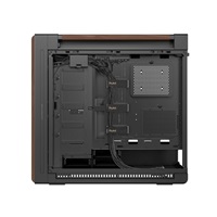 ASUS case PROART PA602 WALNUT WOOD MODERN METAL, Mid Tower, černá
