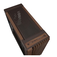 ASUS case PROART PA602 WALNUT WOOD RETRO TG, Mid Tower, průhledná bočnice, hnědá