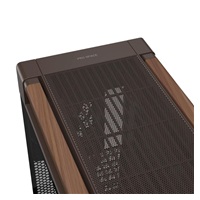 ASUS case PROART PA602 WALNUT WOOD RETRO TG, Mid Tower, průhledná bočnice, hnědá