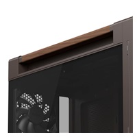 ASUS case PROART PA602 WALNUT WOOD RETRO TG, Mid Tower, průhledná bočnice, hnědá