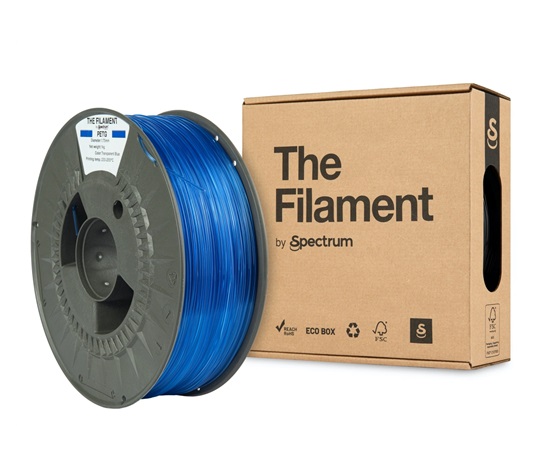 Spectrum The Filament PETG 1.75mm Transparent Blue 1kg