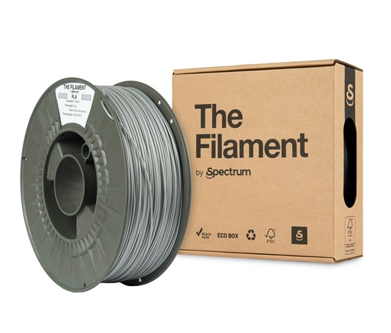 Spectrum The Filament PLA 1.75mm Silver Aluminium 1kg