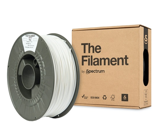 Spectrum The Filament PLA 1.75mm Traffic White 1kg
