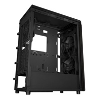 ASUS case PROART PA401 WOOD MESH PWM, ATX, 2x 160mm Fan, 1x 120mm Fan, Fan Hub, černá
