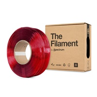 Spectrum The Filament ReFill PETG 1.75mm Transparent Red 1kg